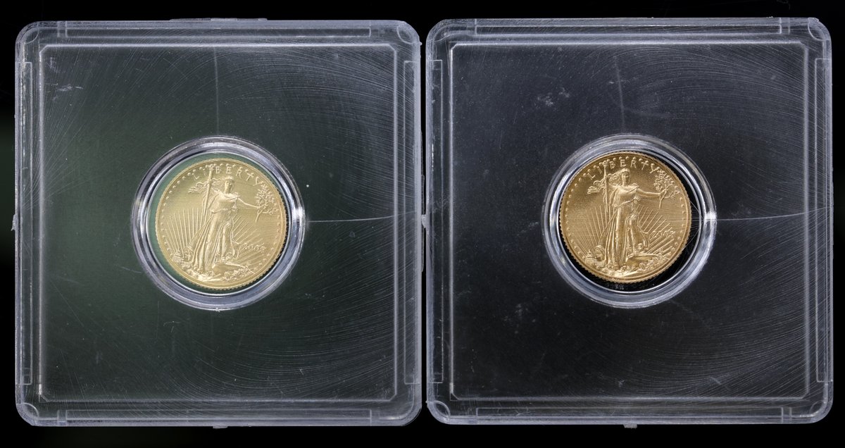 $5 Gold Bullion Coins, 1/10oz