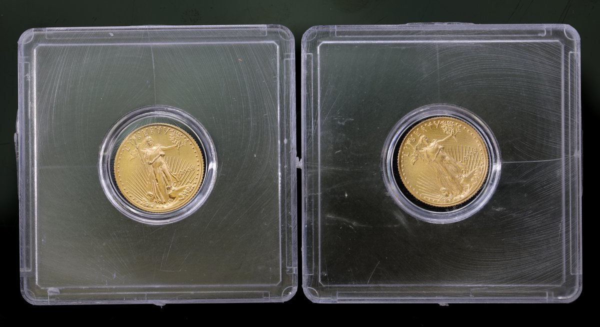 $5 Gold Bullion Coins, 1/10oz