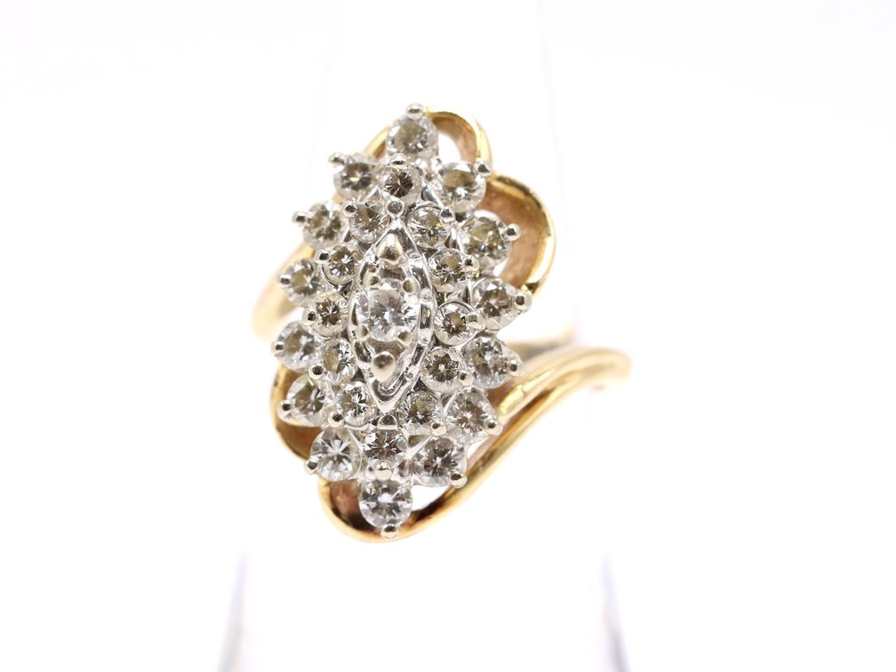 14k YG Diamond Ring