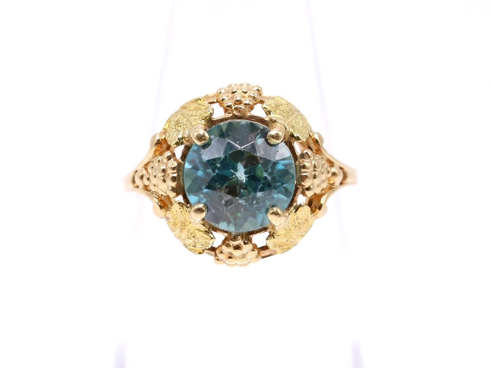 14k YG Topaz Ring