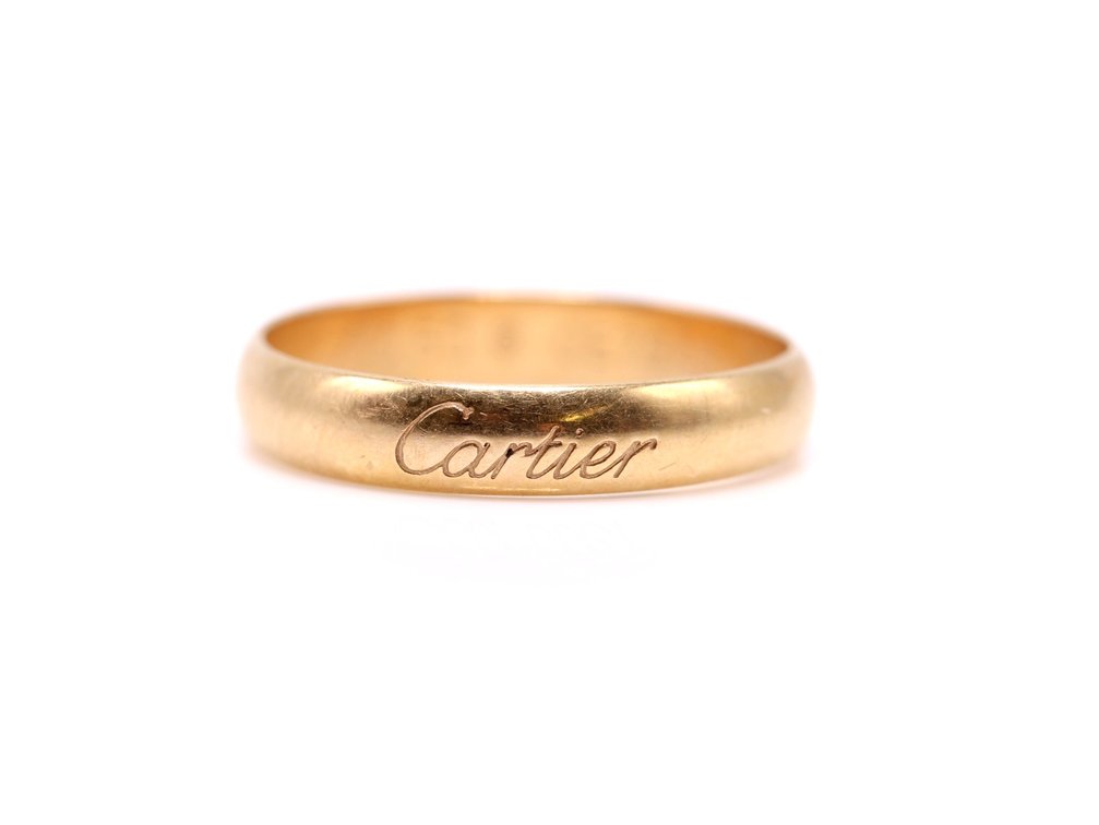 18k YG Cartier RIng