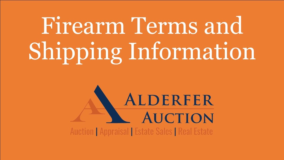 Firearm Terms and Shipping Information