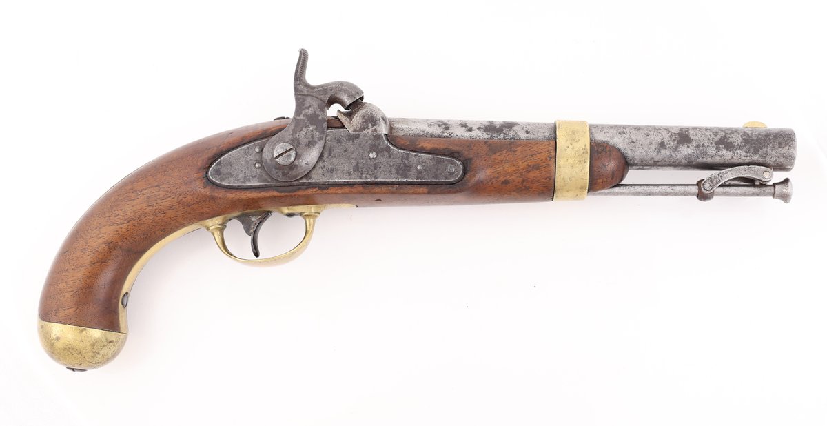 US H Aston 1842 Percussion Pistol