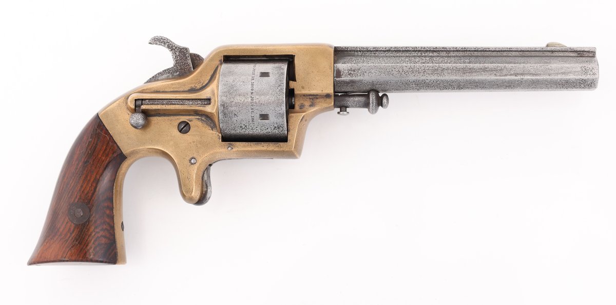 Antique Plant Army Front Loading Cup Fire Single Action Revolver
