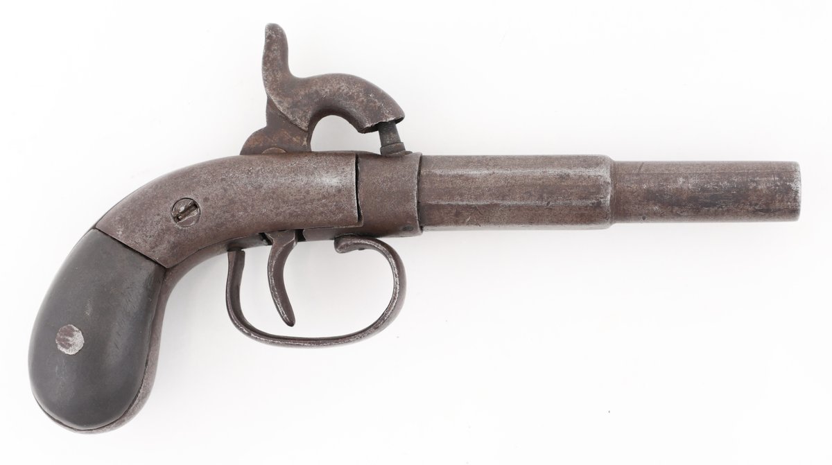 Antique Center Hammer Percussion Pistol