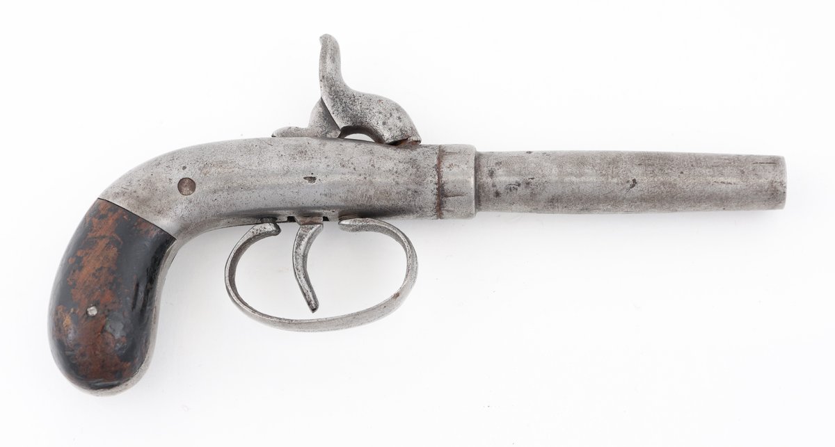 Antique Center Hammer Percussion Pistol