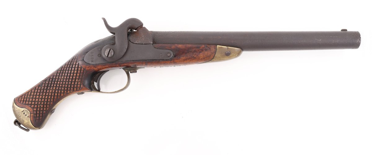 Antique Large Bore Percussion Pistol