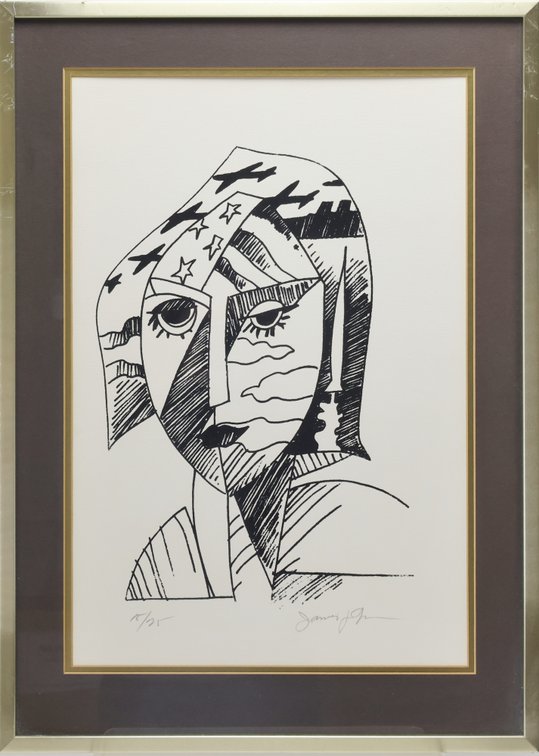 Lithograph Print, signed