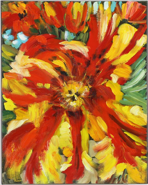 Oil on Canvas, signed