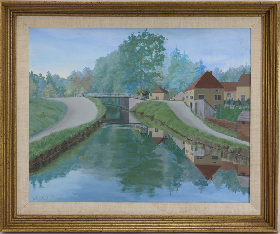 Oil on Canvas, signed