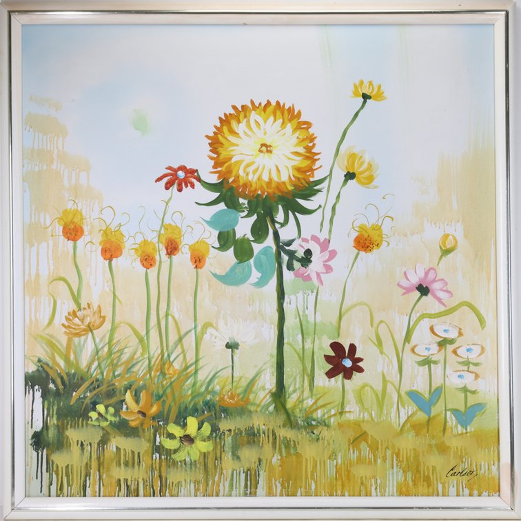 Oil on Canvas, signed