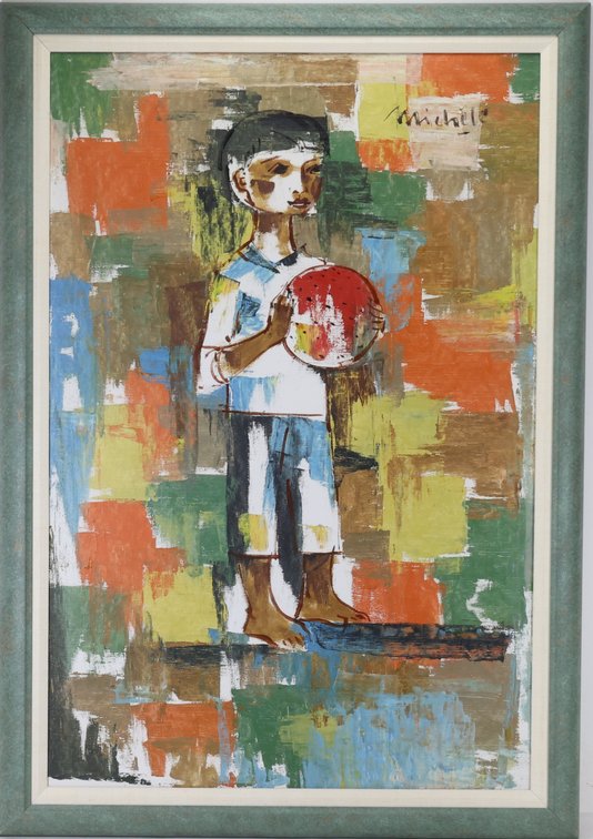 Oil on Canvas, signed