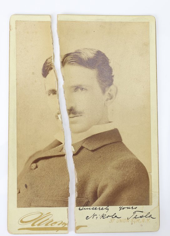 Autograph of Inventor Nikola Tesla