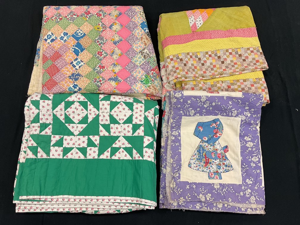 Vintage Quilts & Quilt Topper