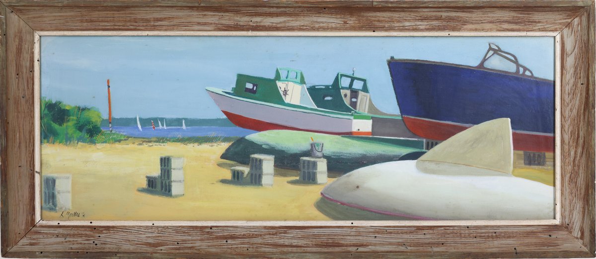 Oil on Board, signed "Yerkes"
