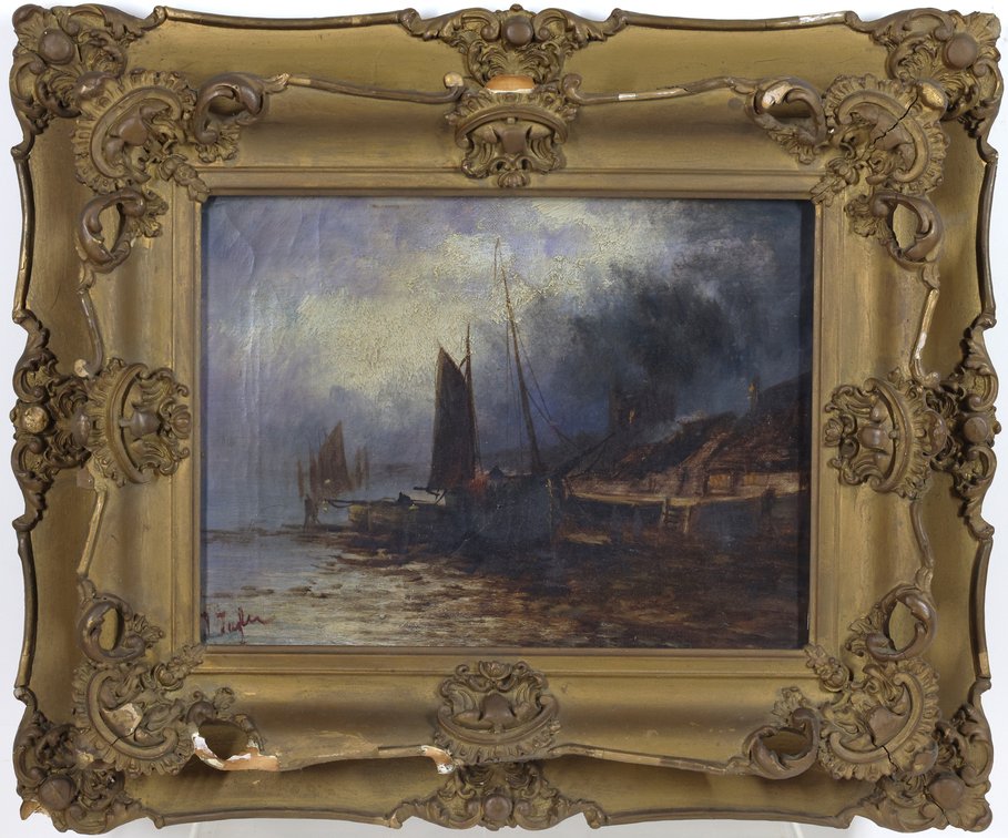 Oil on Canvas, signed