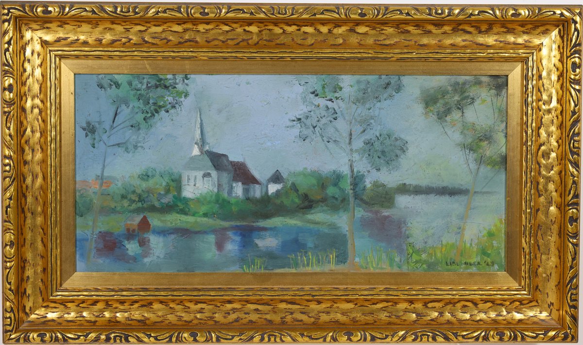 Oil on Board, signed
