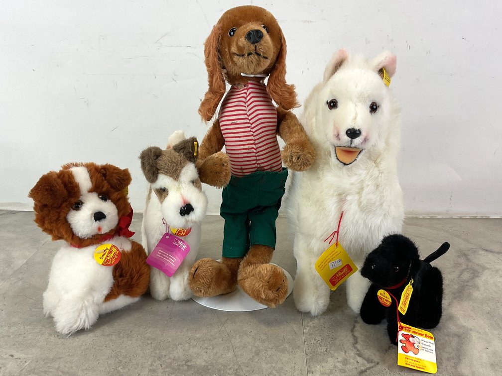 Steiff Plush Dogs