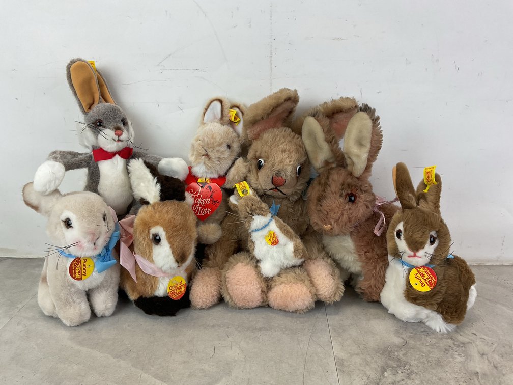 Steiff Plush Rabbits