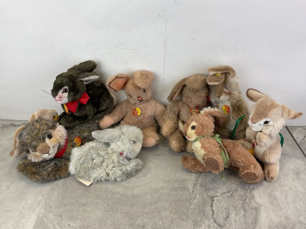 Steiff Plush Rabbits