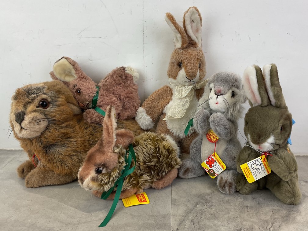 Steiff Plush Rabbits