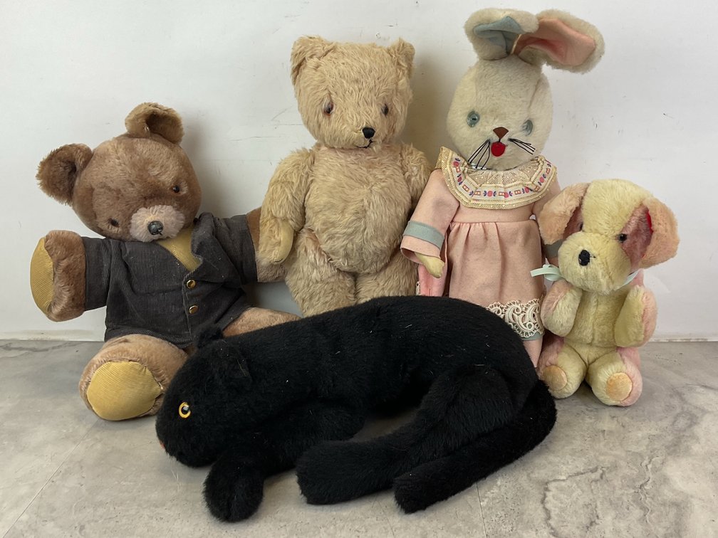 Assorted Vintage Plush Animals