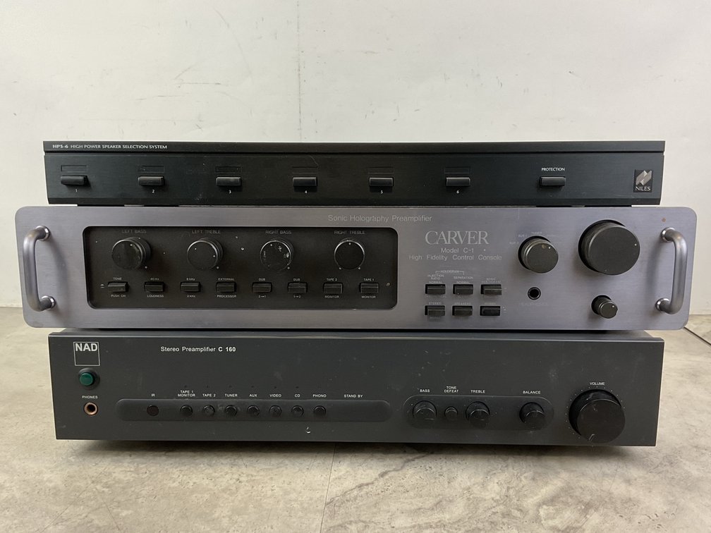 Carver and NAD Audio Components