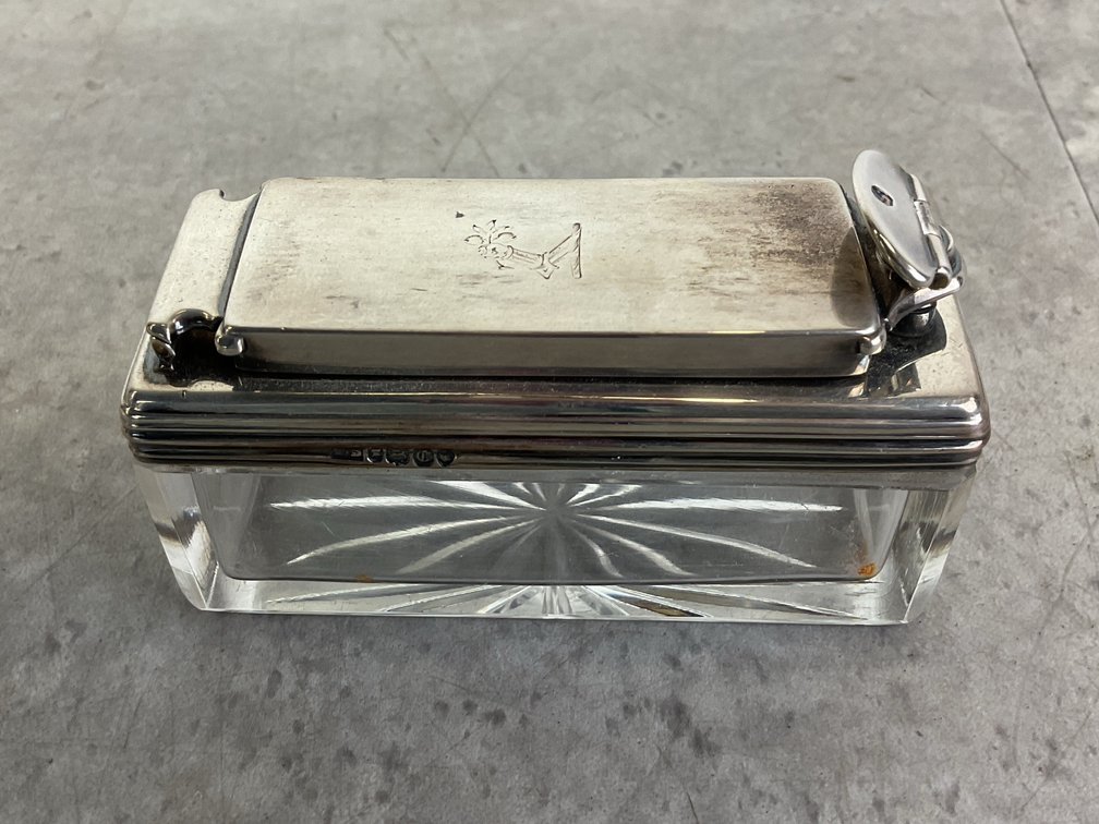 Sterling Traveling Inkwell, London, 1838