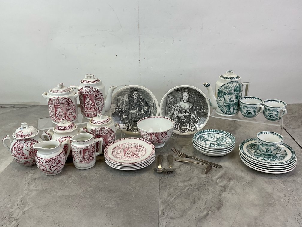 English Transferware and Children's Flatware