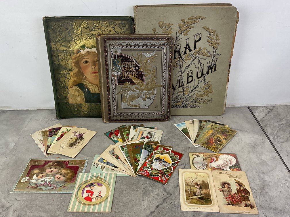 Victorian Scrap Albums & Ephemera Collection