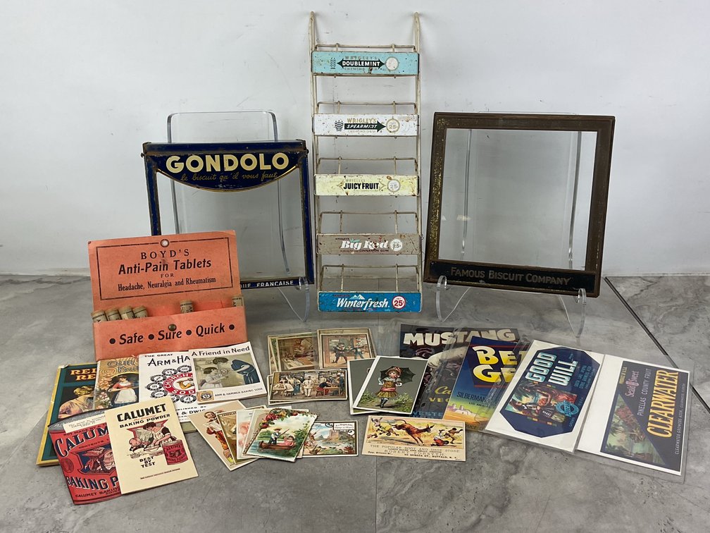 Advertising Displays & Trade Cards