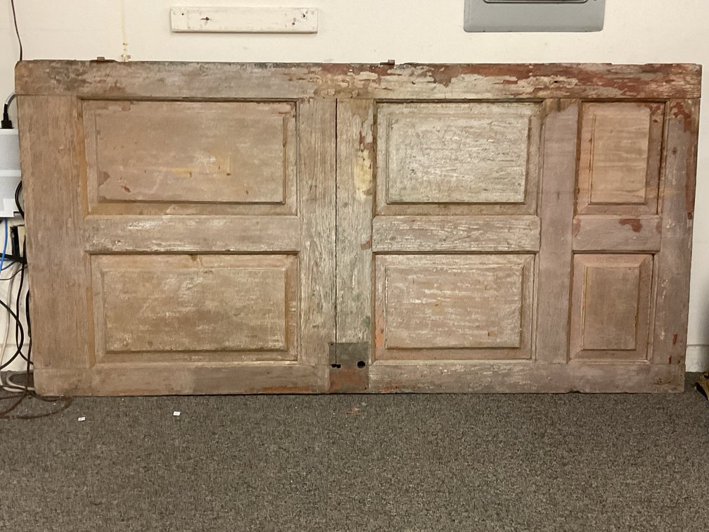 Antique Wood Paneled Door