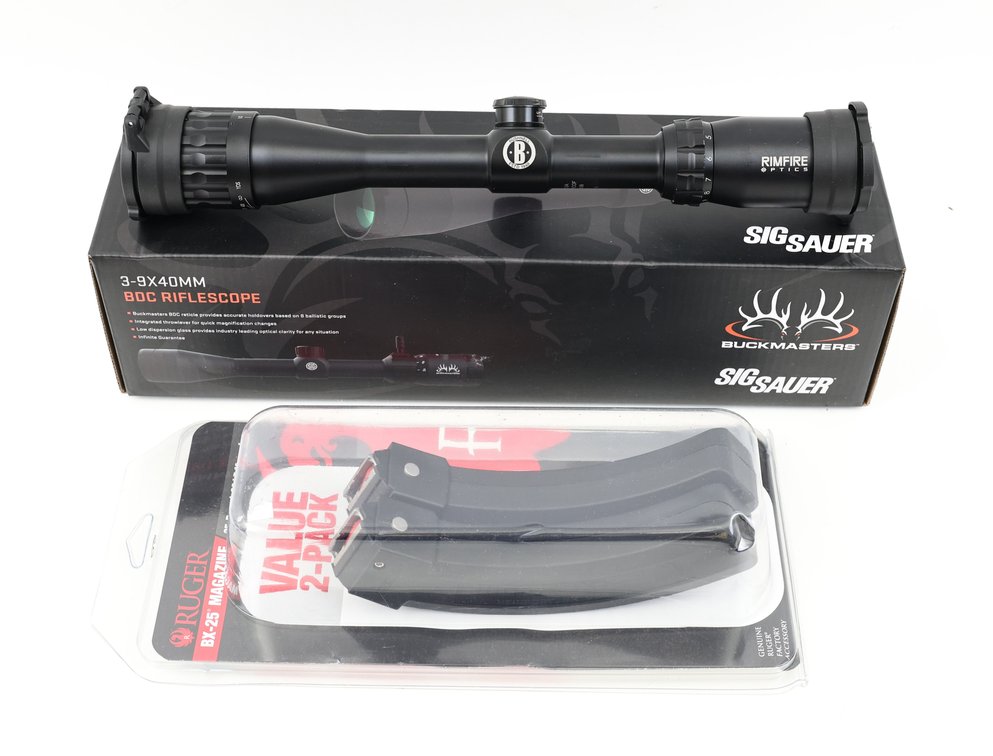 Rifle Scope And Ruger Magazines