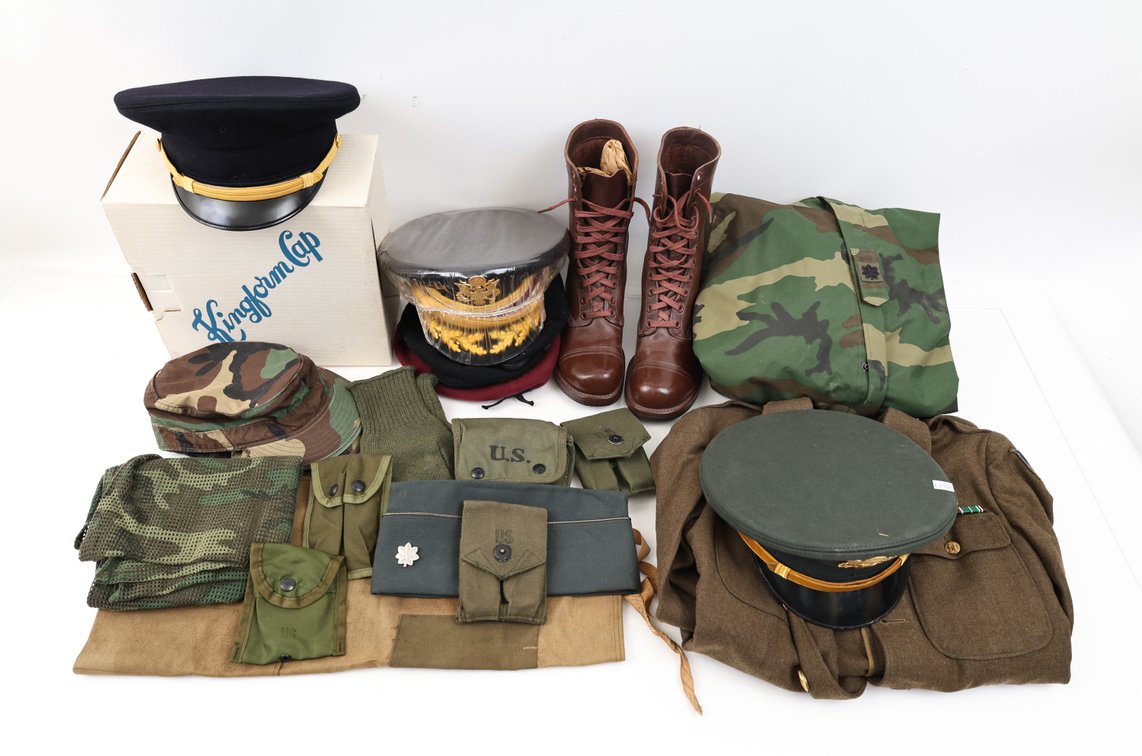 US Army Jackets, Headwear, & Boots