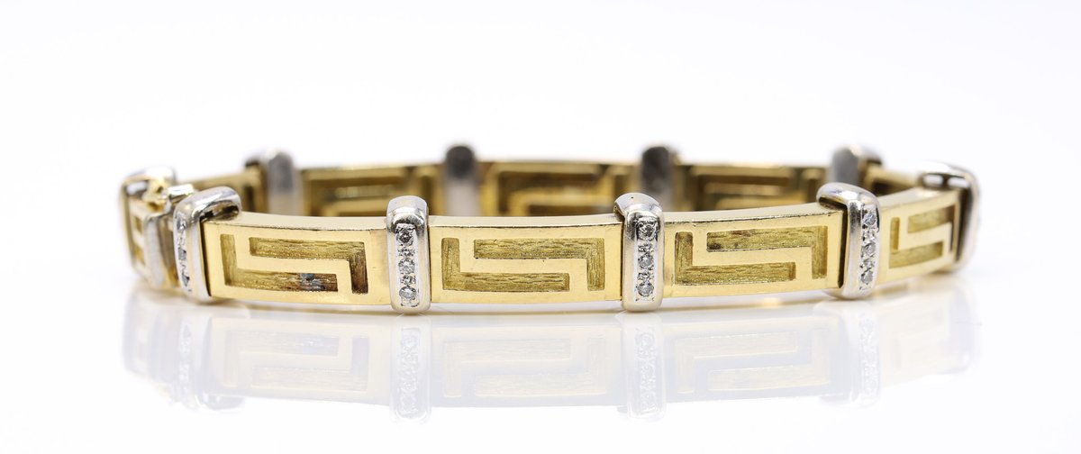 14k YG Diamond Bracelet