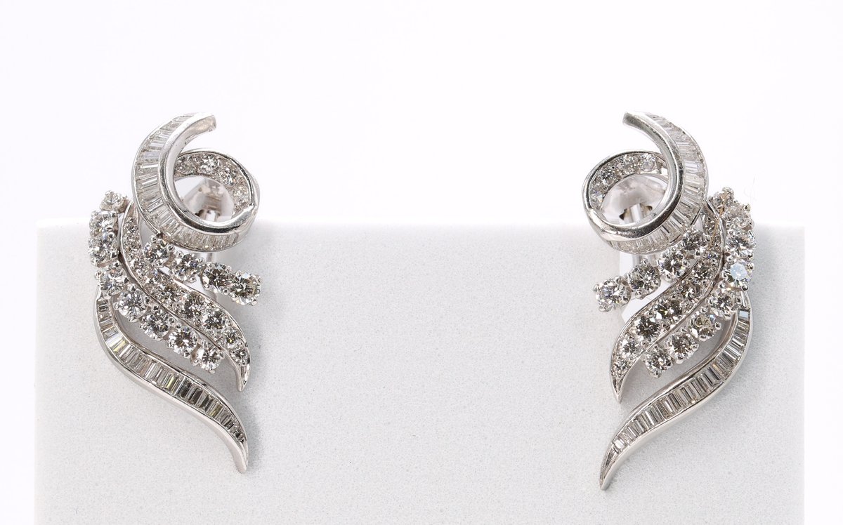 Platinum Diamond Earrings