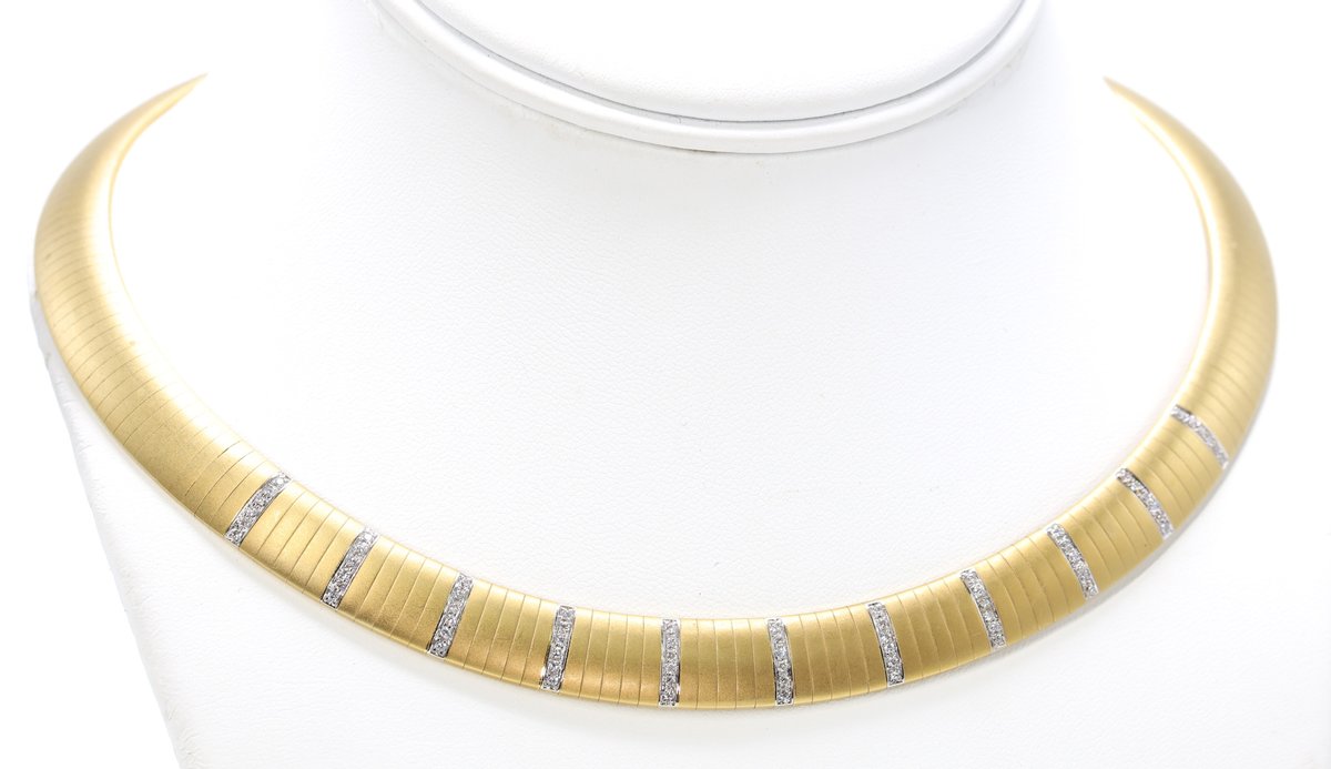 18kYG Diamond Necklace