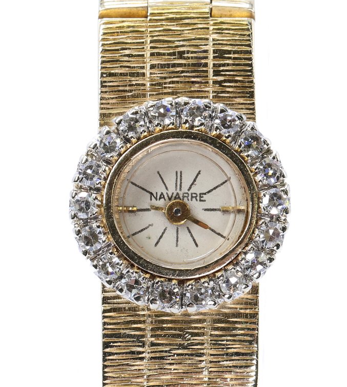 Navarre 14k Diamond Wristwatch