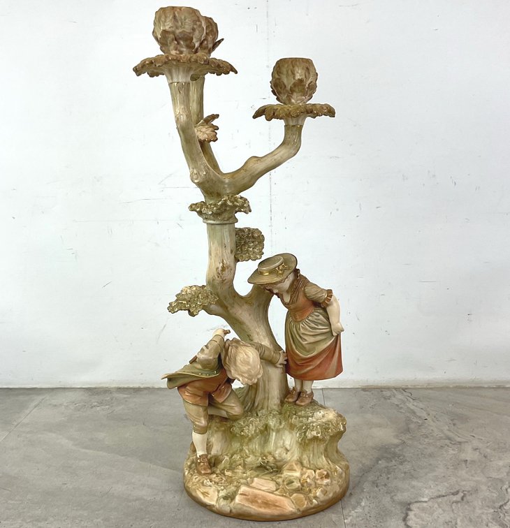 Royal Worcester James Hadley Candelabra