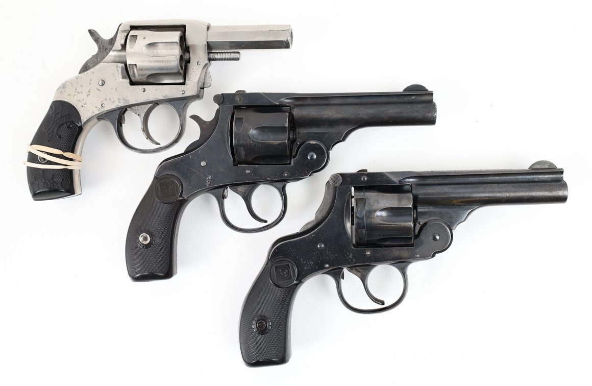 Lot Of 3 Harrington & Richardson Double Action Revolvers