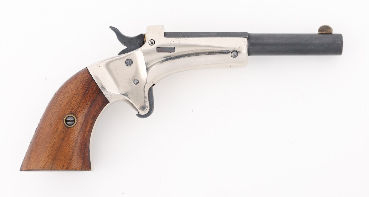 Antique J Stevens A&T Co 1888 Tip Up Pistol