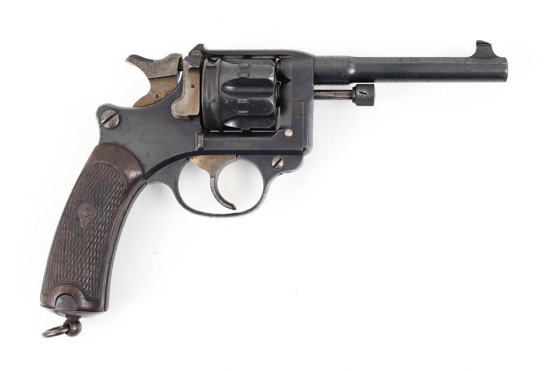 Antique French St Etienne Mle 1892 Double Action Revolver