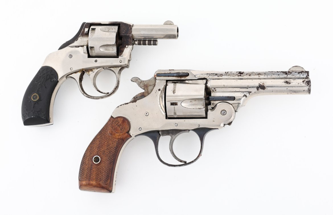 Lot Of 2 Vintage Double Action Revolvers