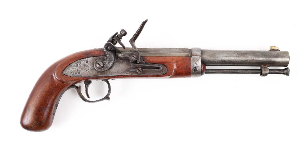 Composite Antique Flintlock Pistol