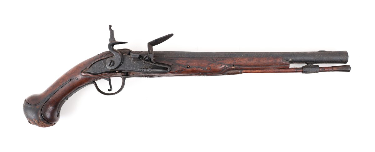 Antique Ottoman/Mid Eastern Style Flintlock Pistol