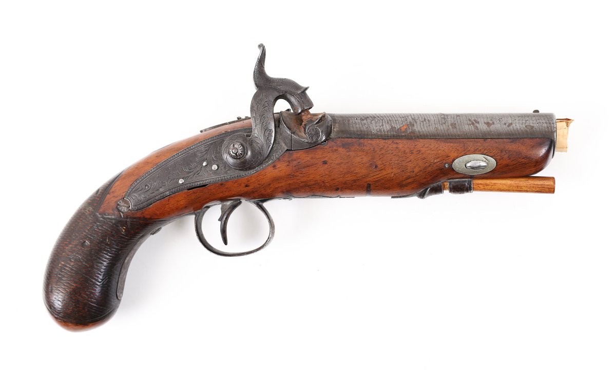 Antique English Percussion Pistol