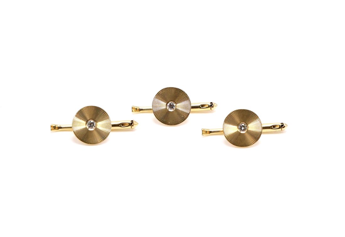 14k YG Shirt Studs