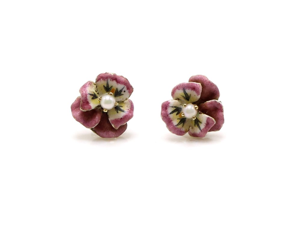 14k YG Earrings