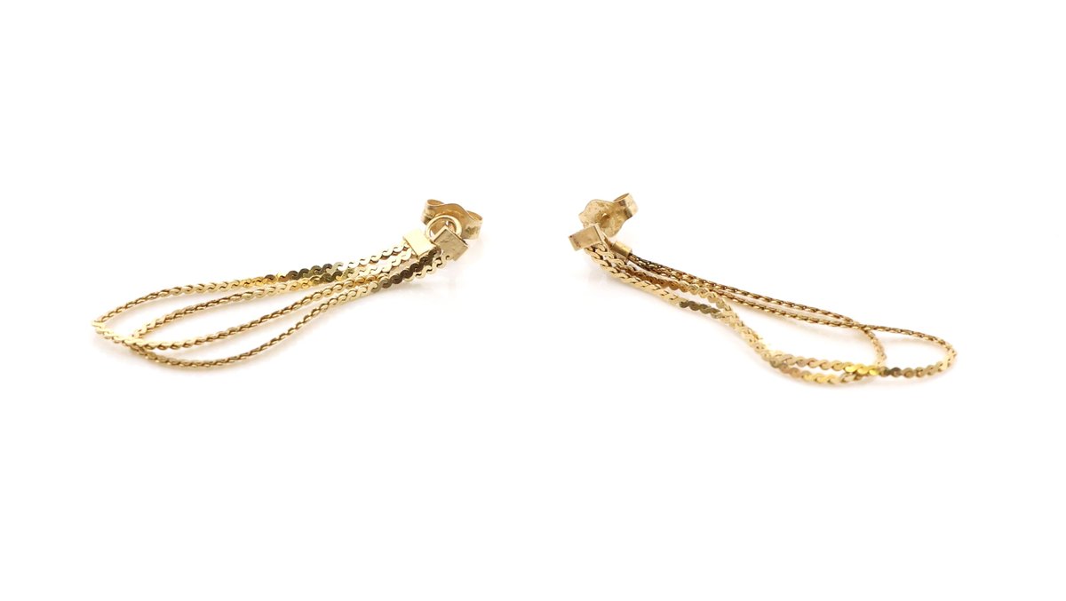 14k YG Earrings