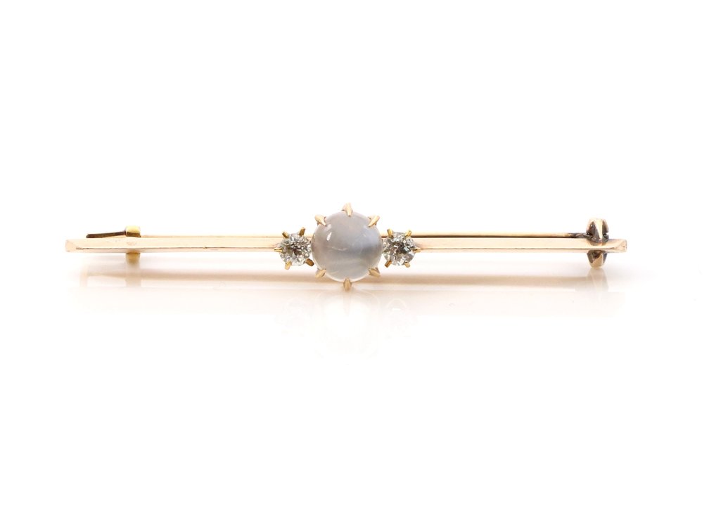 14k YG Bar Pin